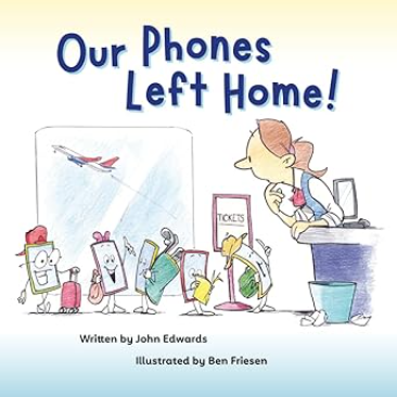 Editorial still life for the Our Phones Left Home children's book launch